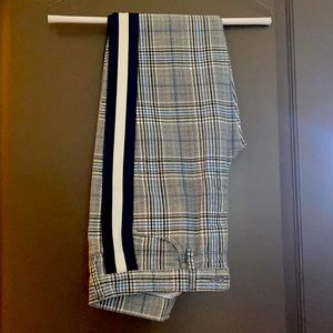 Mother pants with track stripes